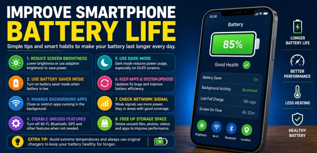 Battery & Mobile Performance Tips Improve Smartphone Battery Life