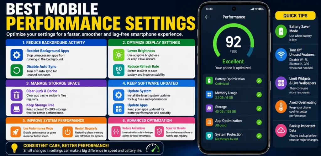 Best Mobile Performance Settings