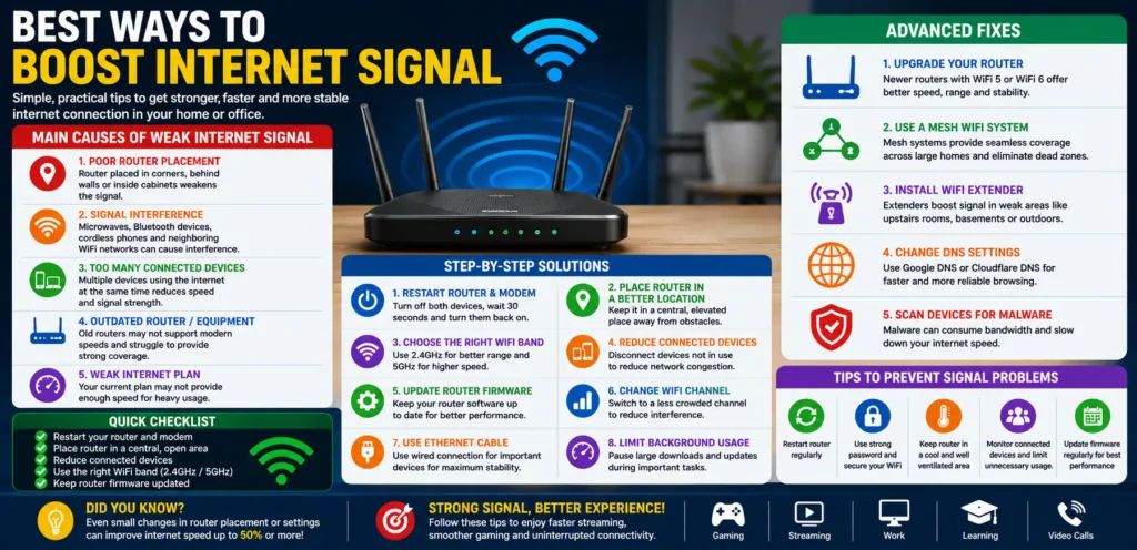 Best Ways To Boost Internet Signal