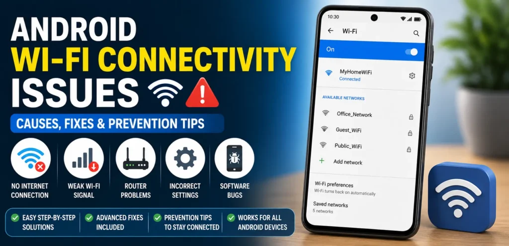 Android Wi-Fi Connectivity Issues Causes Fixes and Prevention Tips